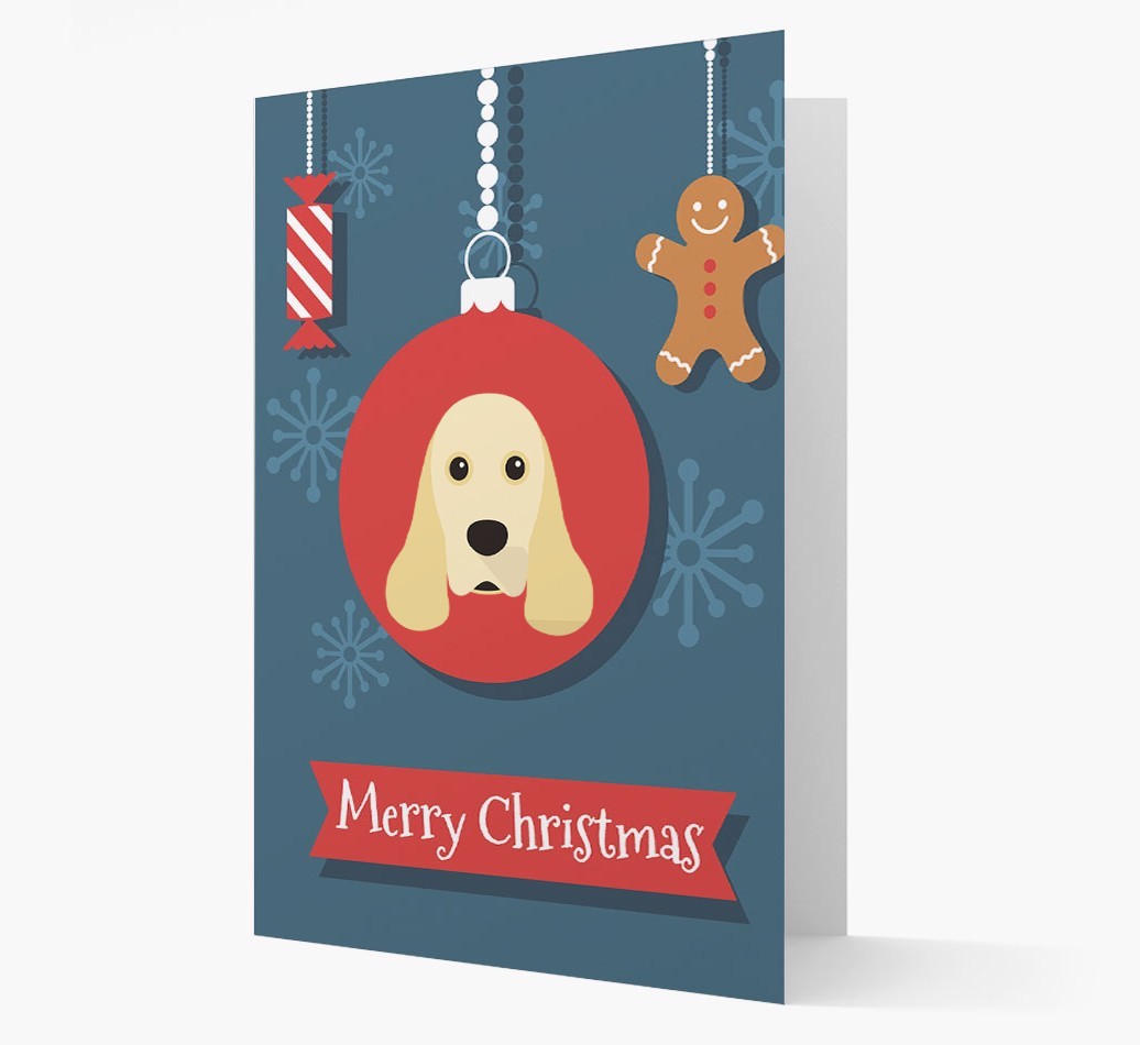 {breedCommonName} Ornament Christmas Card