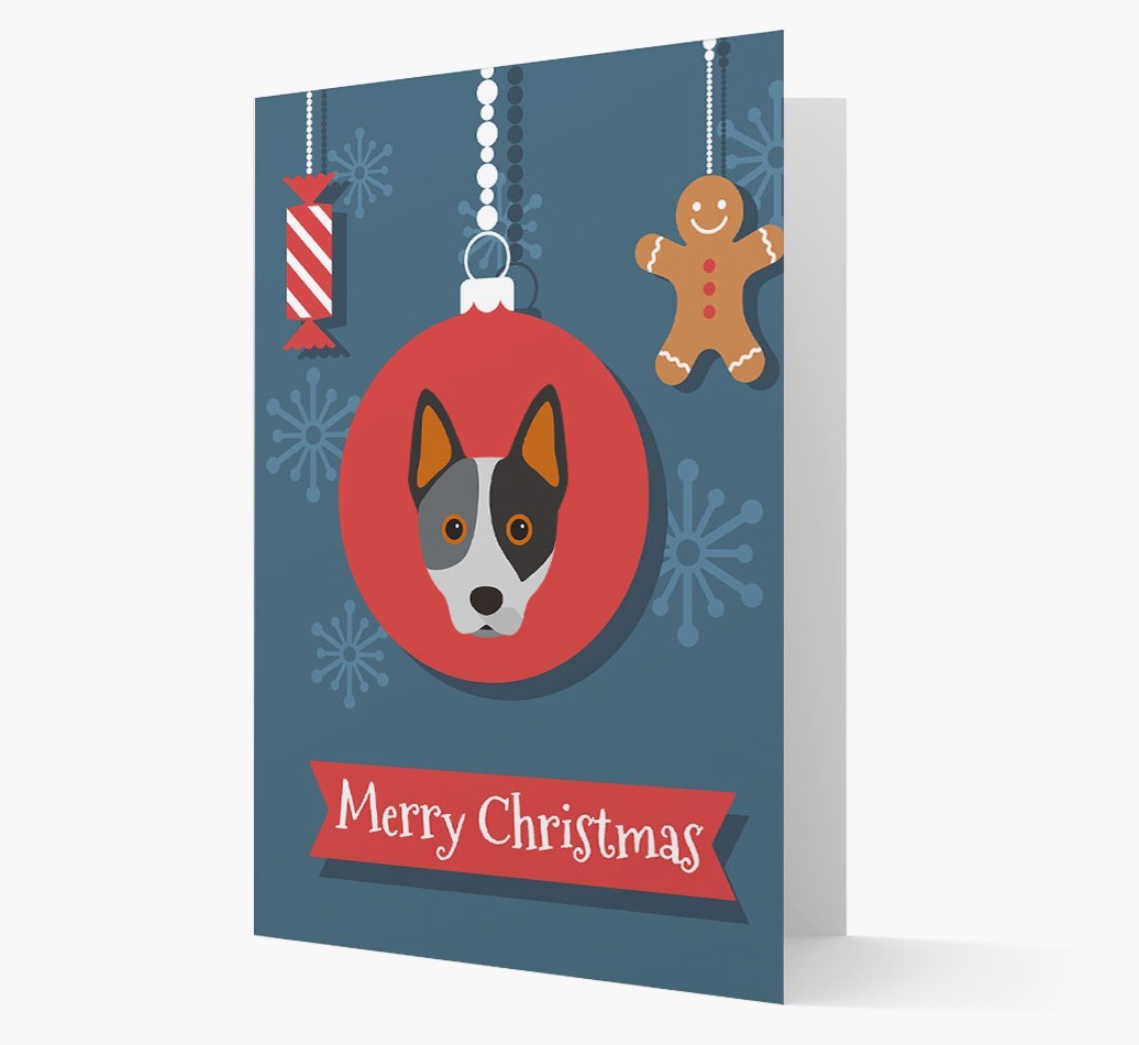 {breedCommonName} Ornament Christmas Card