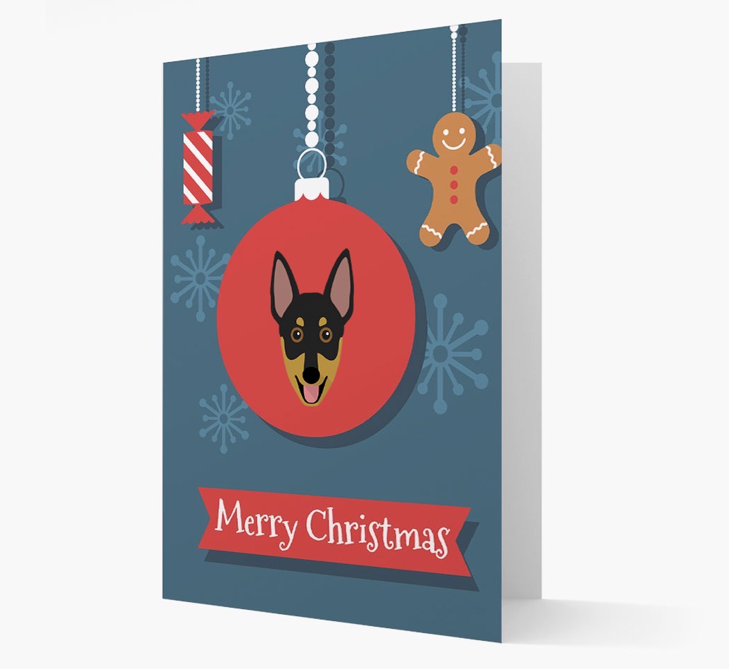 {breedCommonName} Ornament Christmas Card