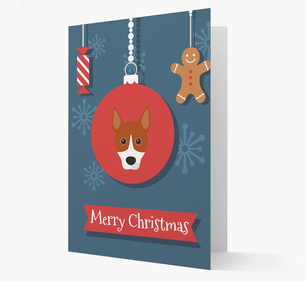 {breedCommonName} Ornament Christmas Card