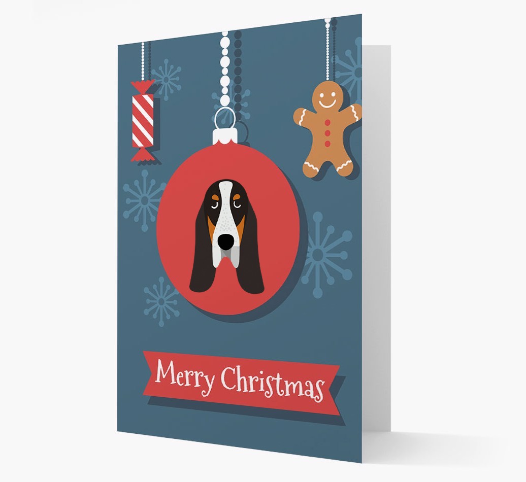 {breedCommonName} Ornament Christmas Card