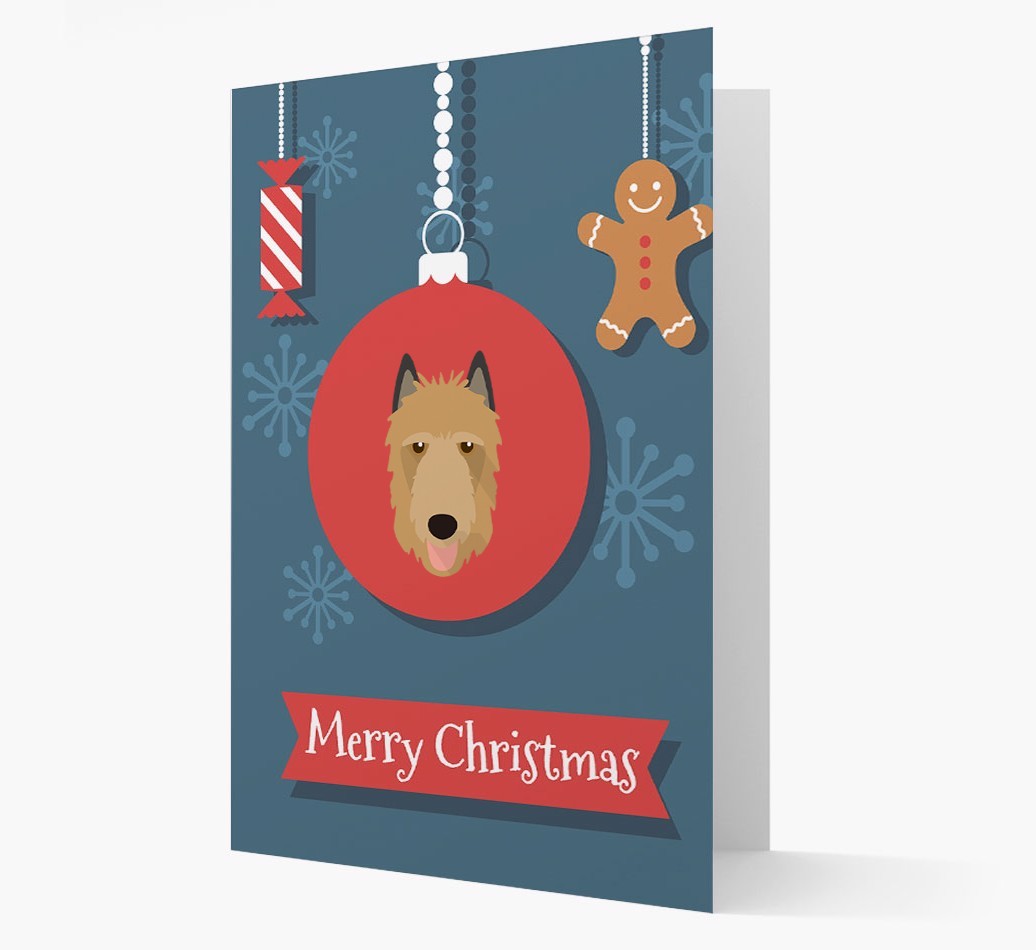 {breedCommonName} Ornament Christmas Card