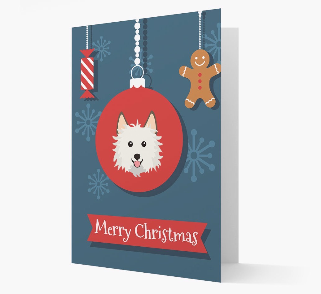 {breedCommonName} Ornament Christmas Card