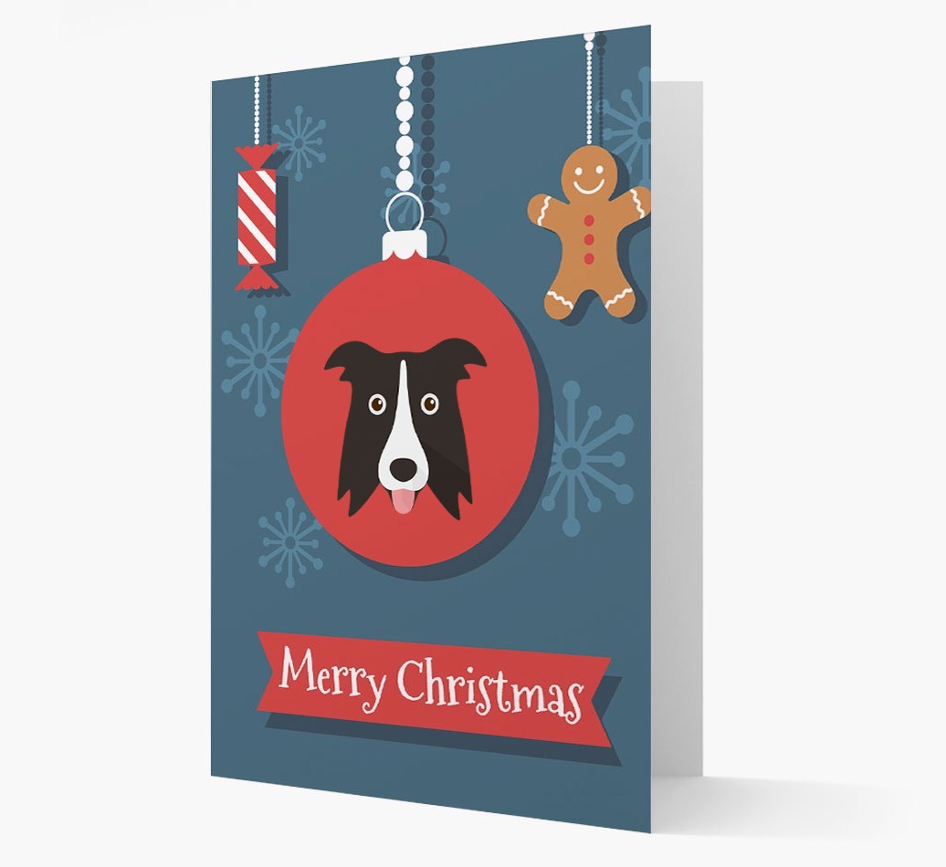 {breedCommonName} Ornament Christmas Card