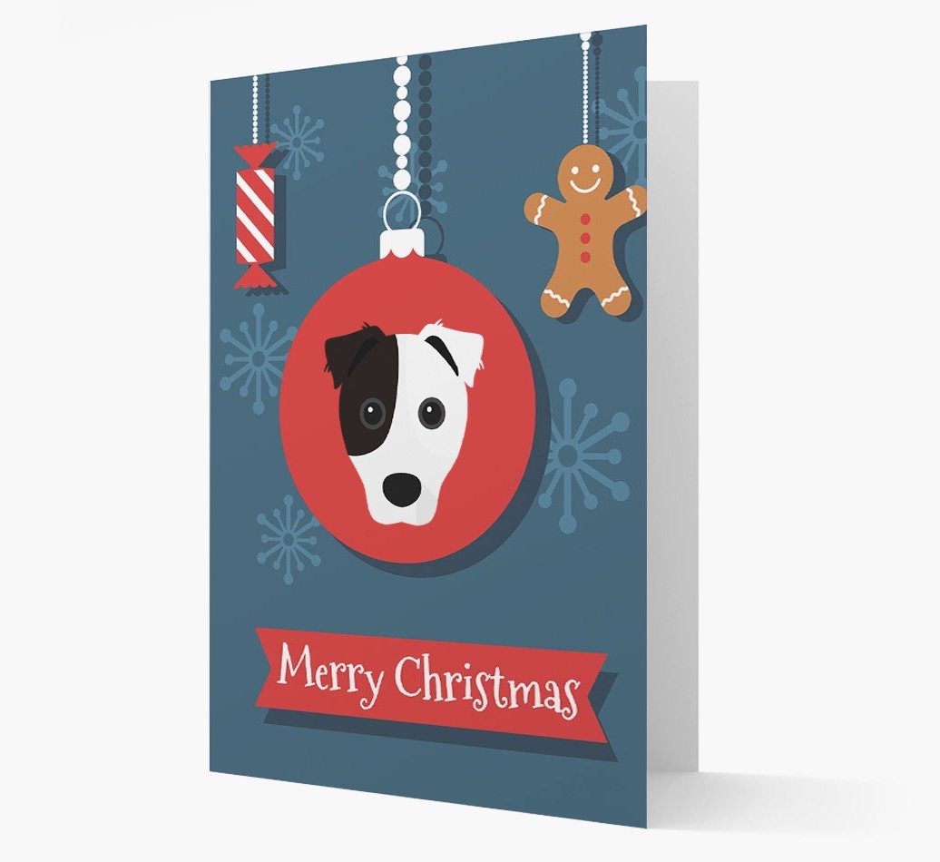 {breedCommonName} Ornament Christmas Card