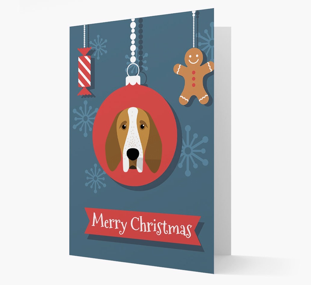 {breedCommonName} Ornament Christmas Card