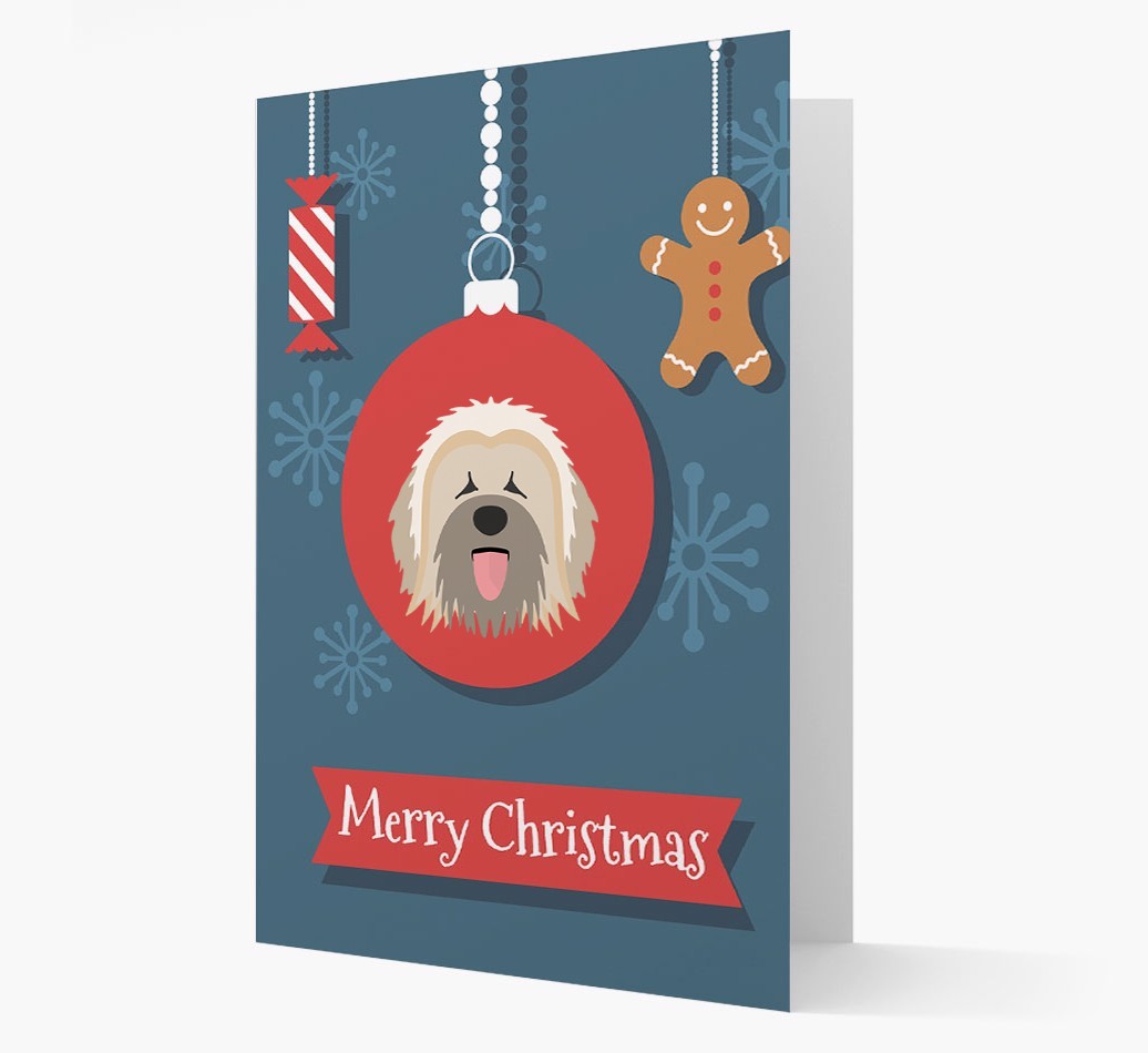 {breedCommonName} Ornament Christmas Card