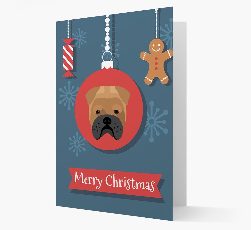 {breedCommonName} Ornament Christmas Card