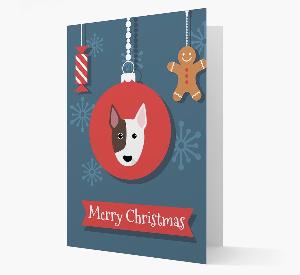 {breedCommonName} Ornament Christmas Card