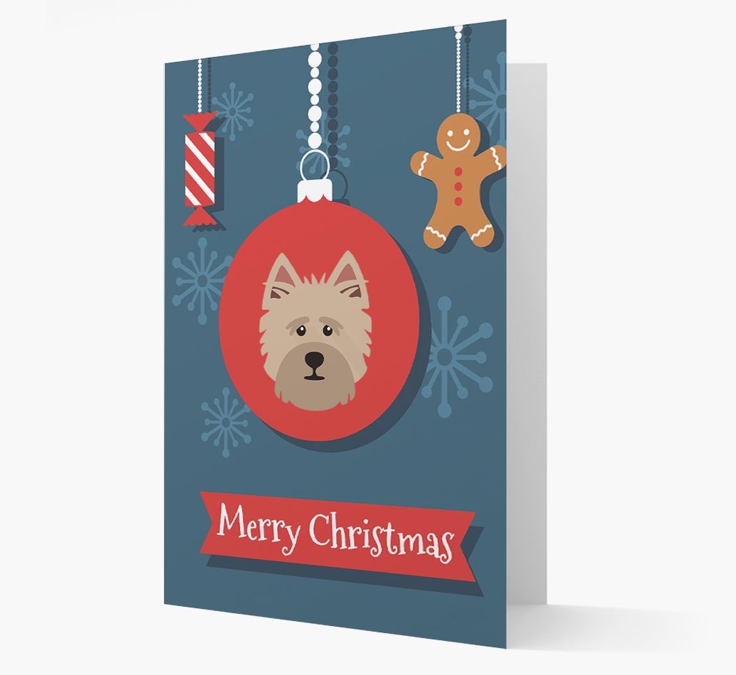 {breedCommonName} Ornament Christmas Card