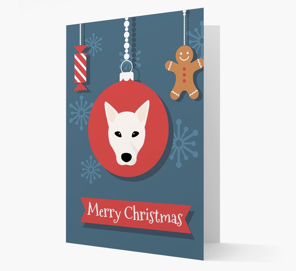 {breedCommonName} Ornament Christmas Card
