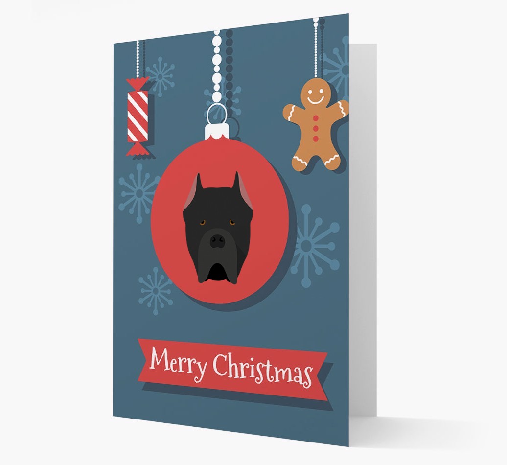 {breedCommonName} Ornament Christmas Card