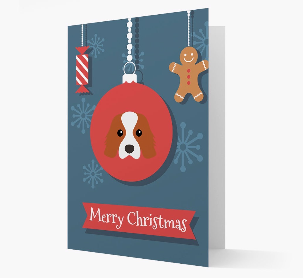 {breedCommonName} Ornament Christmas Card