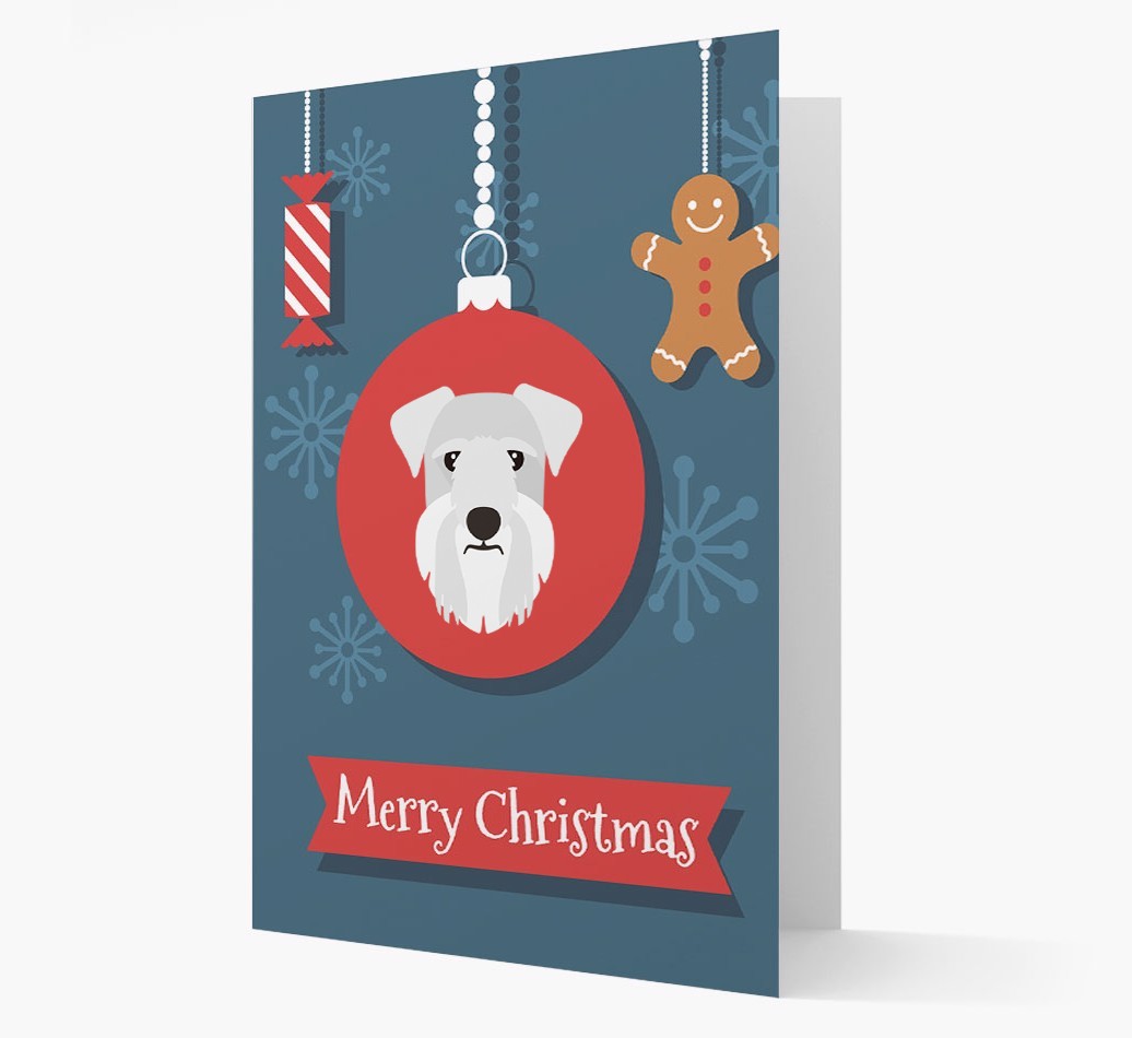 {breedCommonName} Ornament Christmas Card
