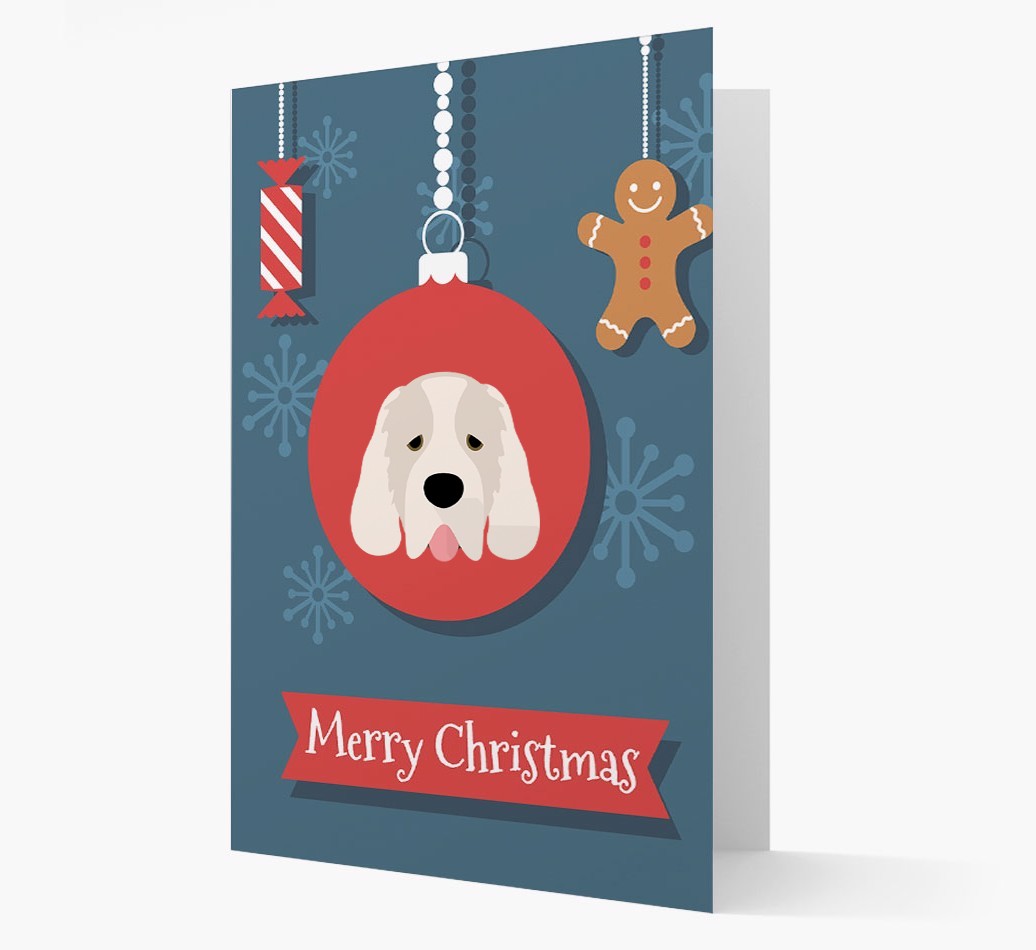 {breedCommonName} Ornament Christmas Card