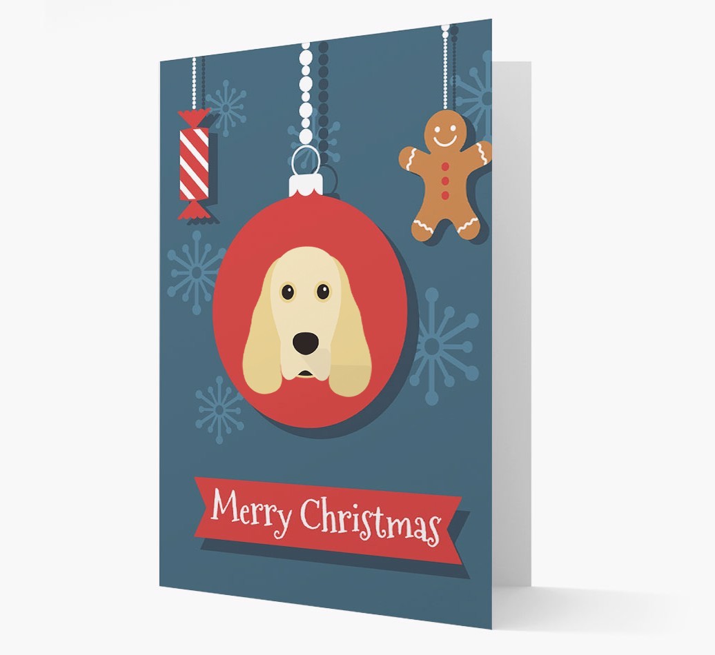 {breedCommonName} Ornament Christmas Card