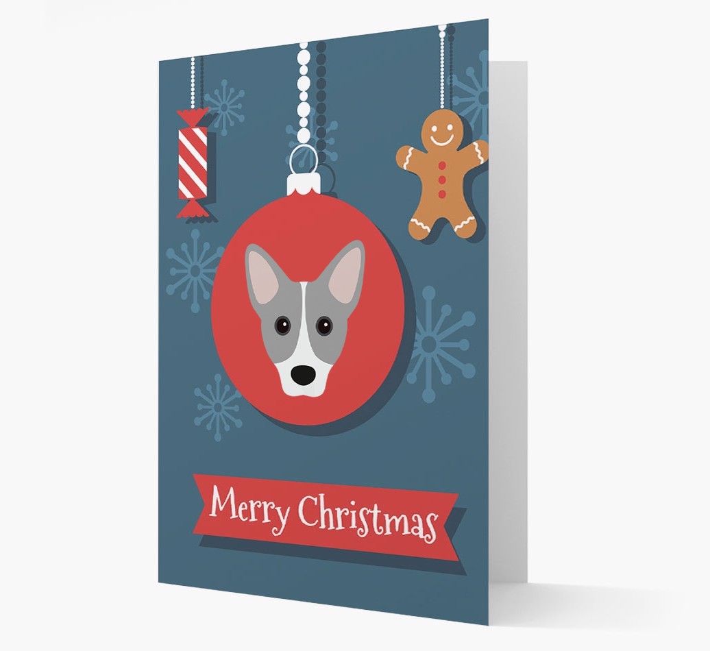 {breedCommonName} Ornament Christmas Card