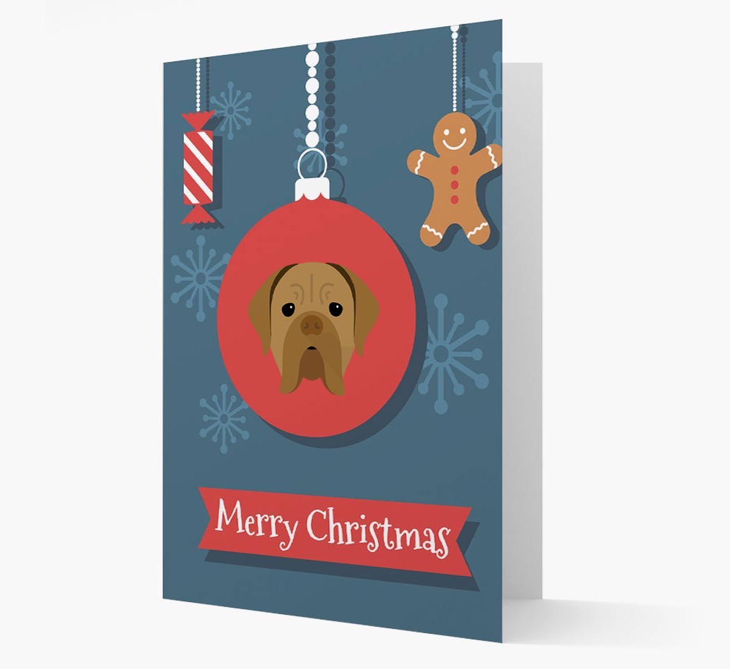 {breedCommonName} Ornament Christmas Card