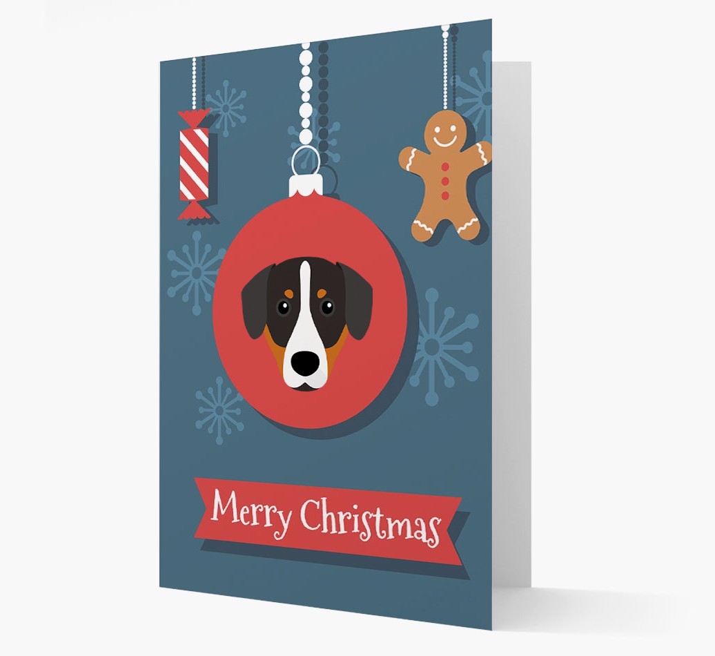{breedCommonName} Ornament Christmas Card