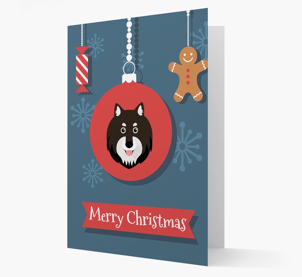 {breedCommonName} Ornament Christmas Card