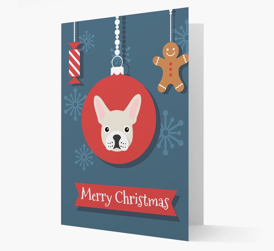 {breedCommonName} Ornament Christmas Card