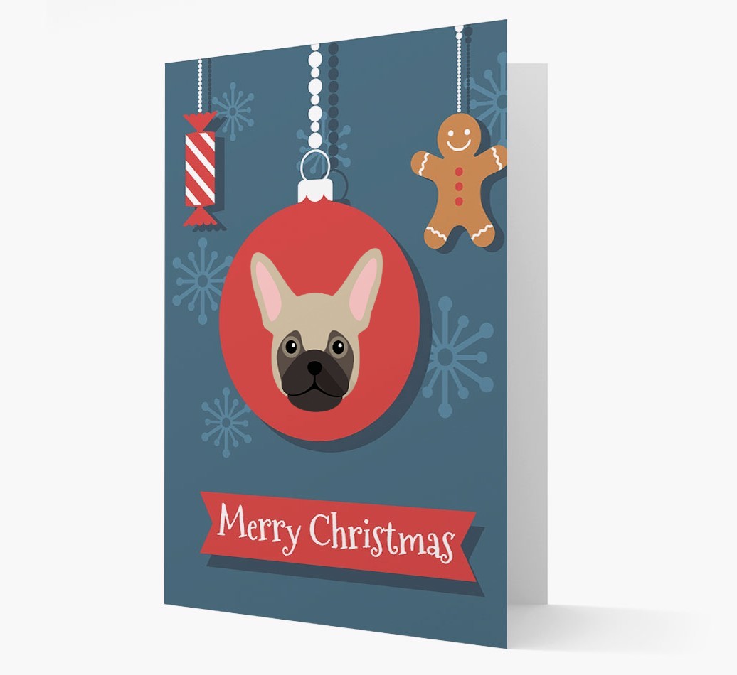 {breedCommonName} Ornament Christmas Card