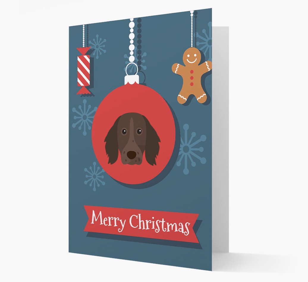 {breedCommonName} Ornament Christmas Card