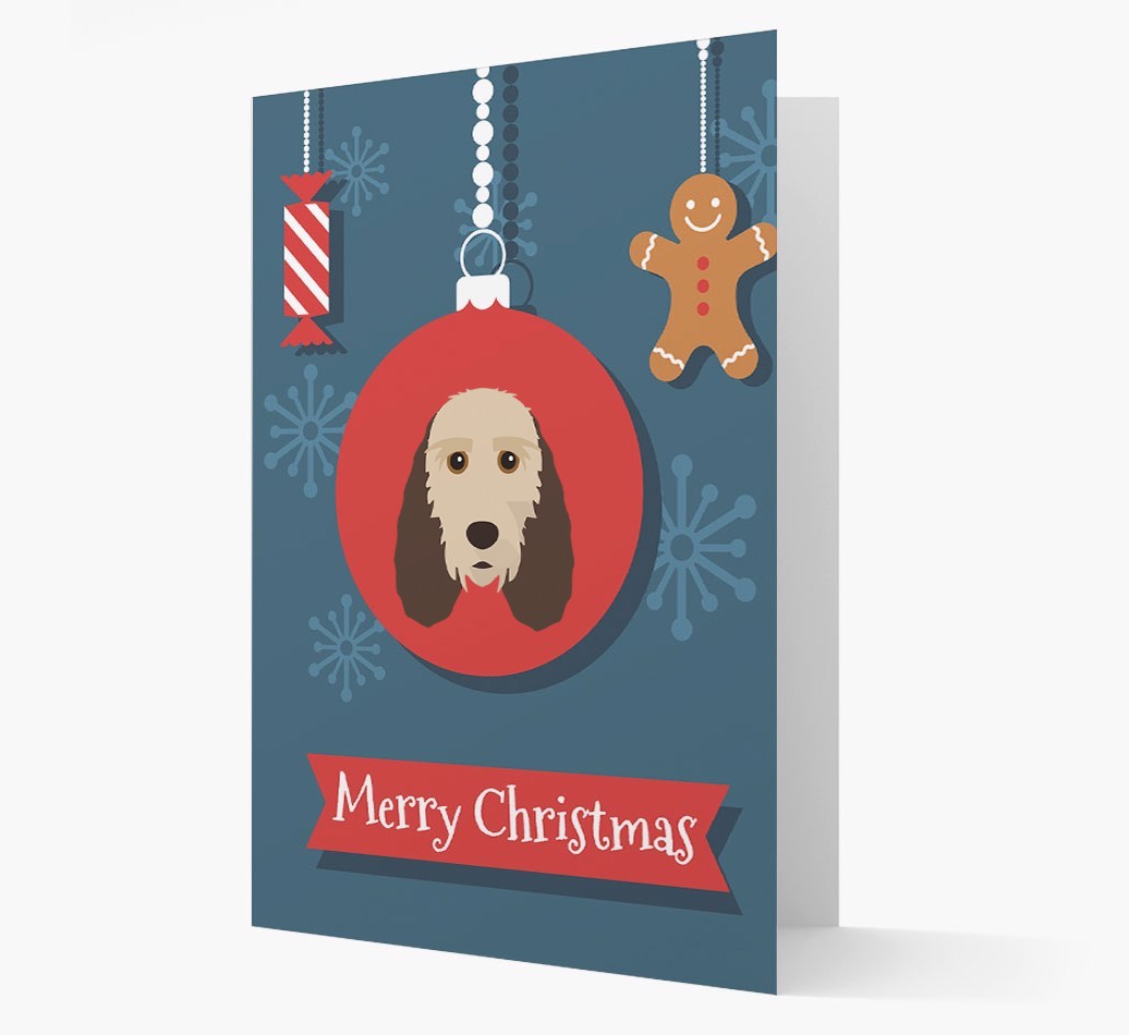 {breedCommonName} Ornament Christmas Card