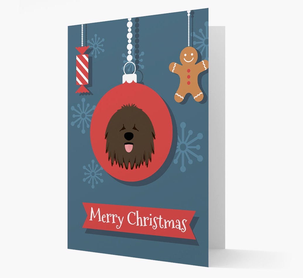 {breedCommonName} Ornament Christmas Card