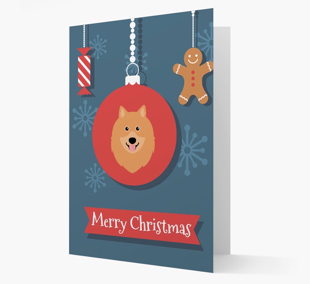 {breedCommonName} Ornament Christmas Card