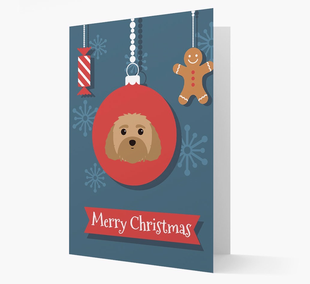 {breedCommonName} Ornament Christmas Card