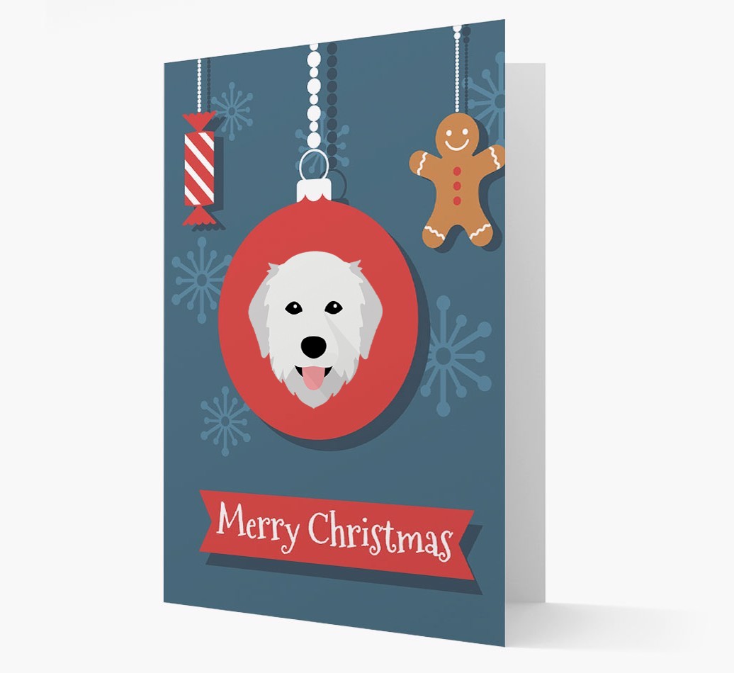 {breedCommonName} Ornament Christmas Card