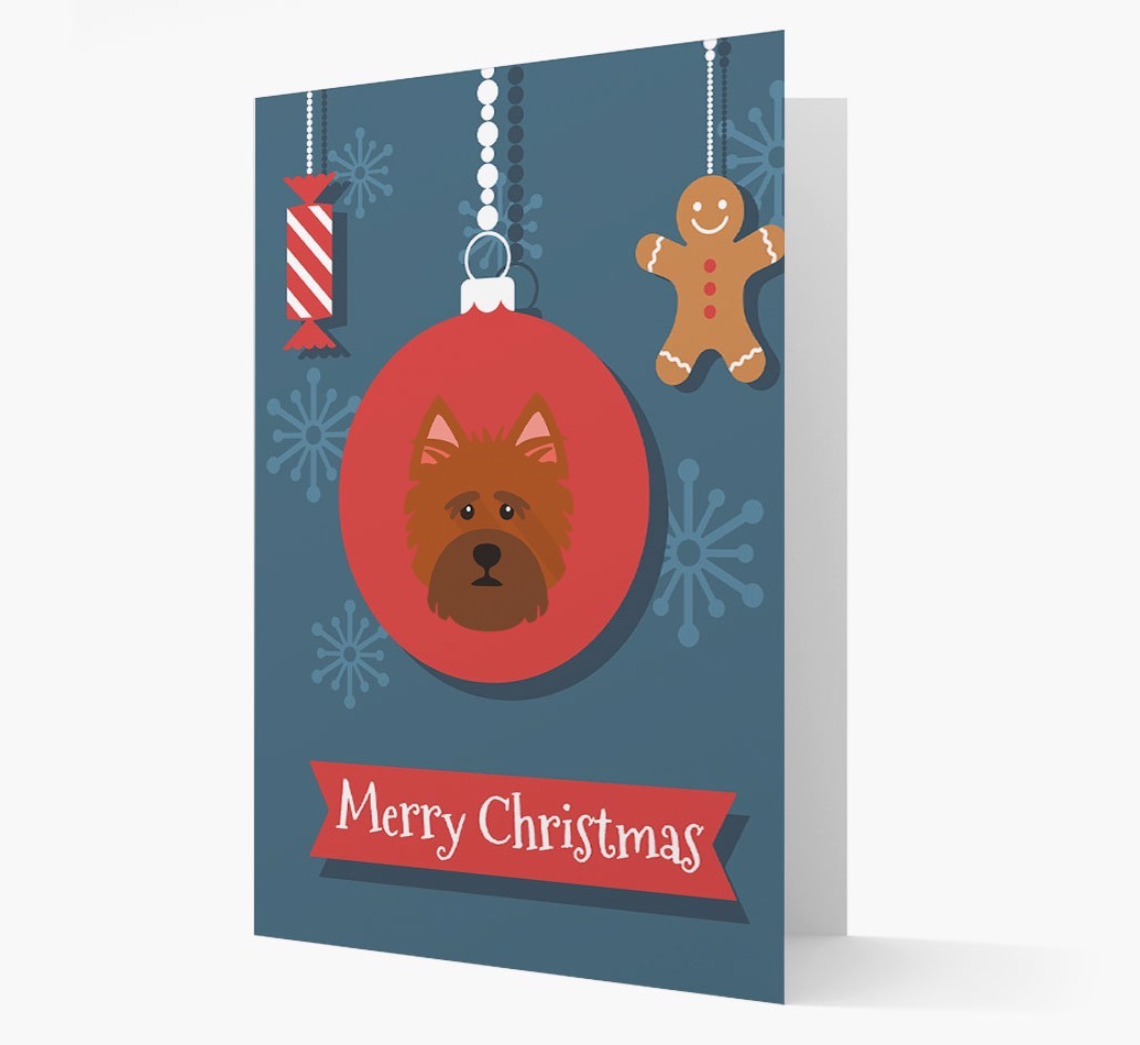 {breedCommonName} Ornament Christmas Card