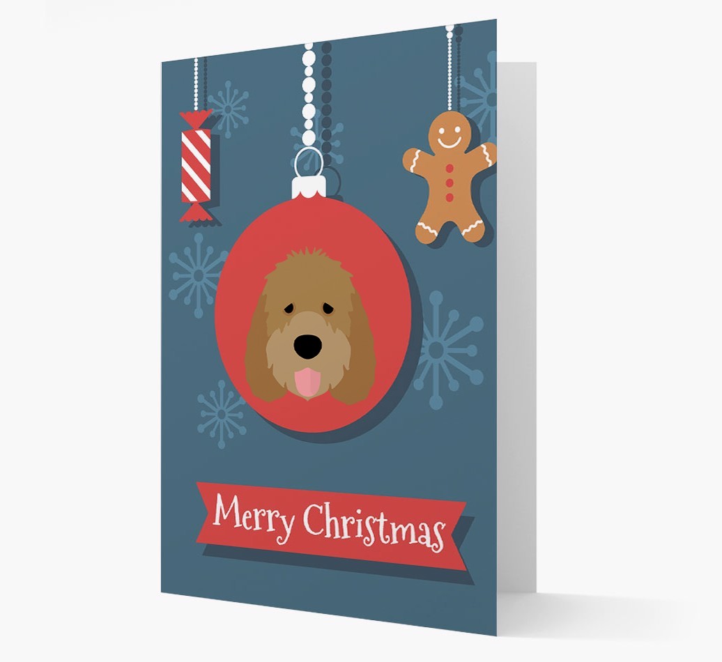 {breedCommonName} Ornament Christmas Card