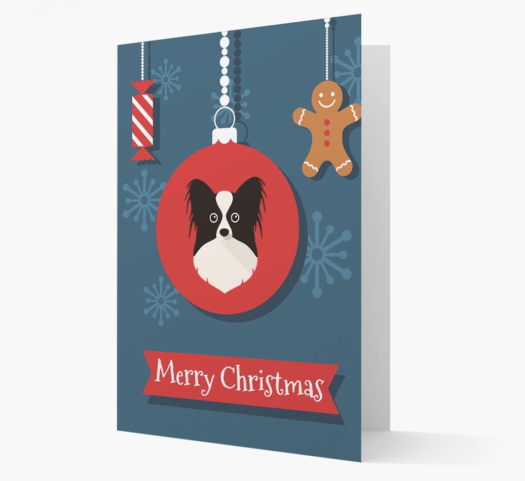 {breedCommonName} Ornament Christmas Card