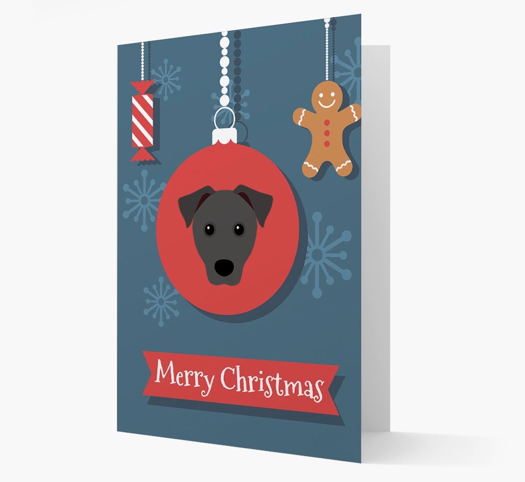 {breedCommonName} Ornament Christmas Card