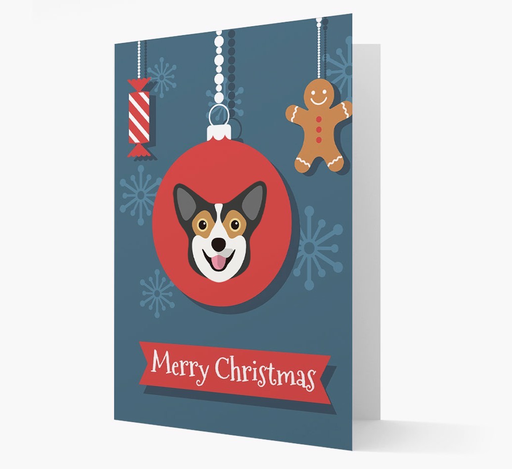 {breedCommonName} Ornament Christmas Card