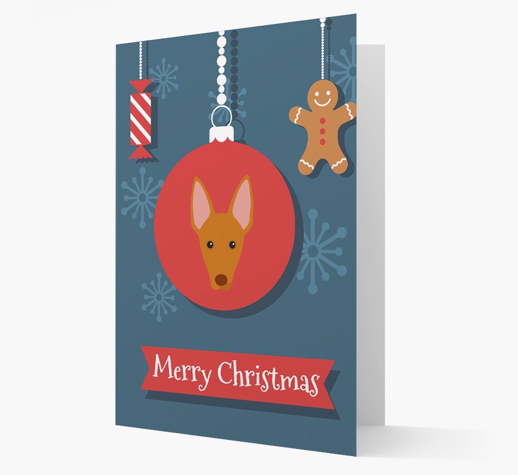 {breedCommonName} Ornament Christmas Card
