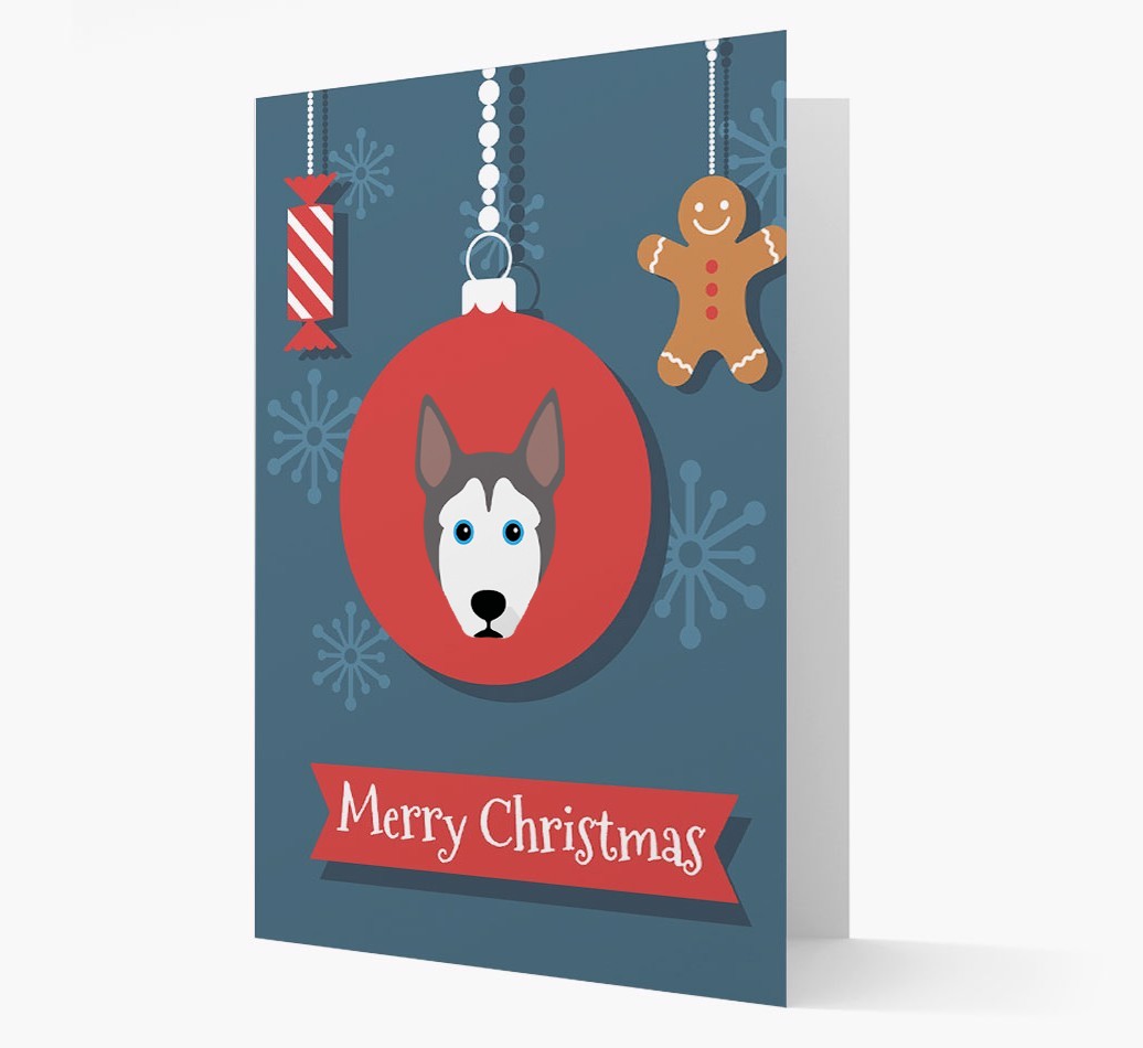 {breedCommonName} Ornament Christmas Card