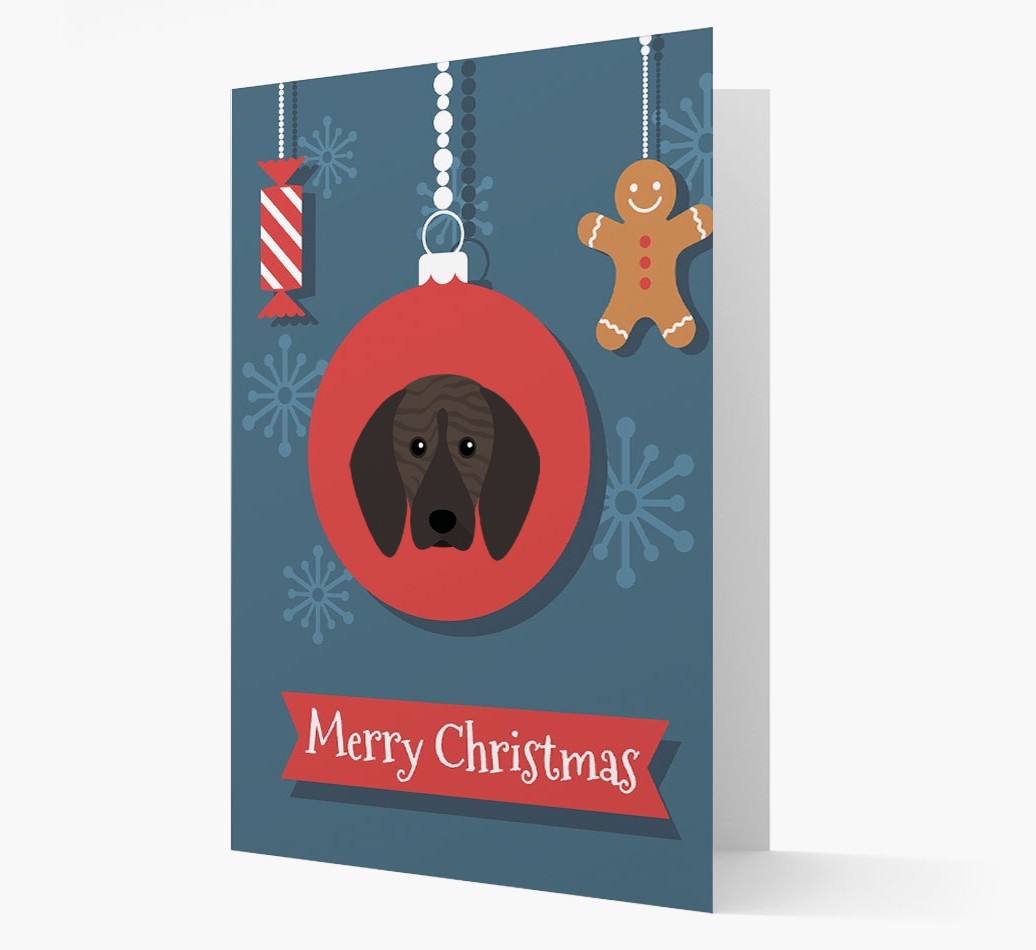 {breedCommonName} Ornament Christmas Card