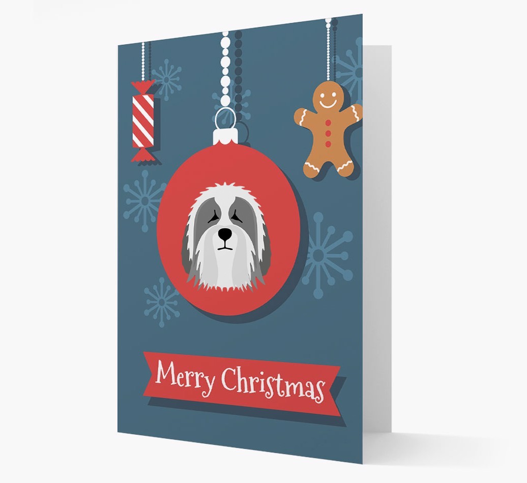 {breedCommonName} Ornament Christmas Card