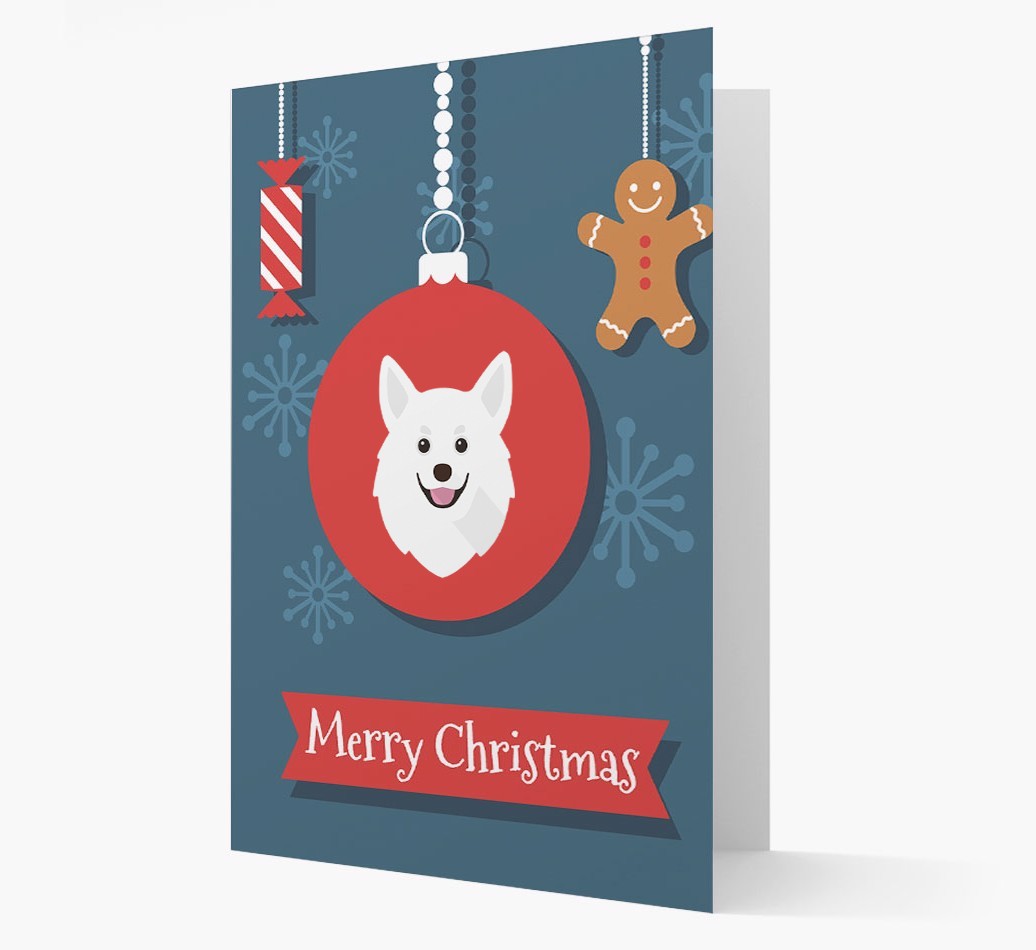 {breedCommonName} Ornament Christmas Card