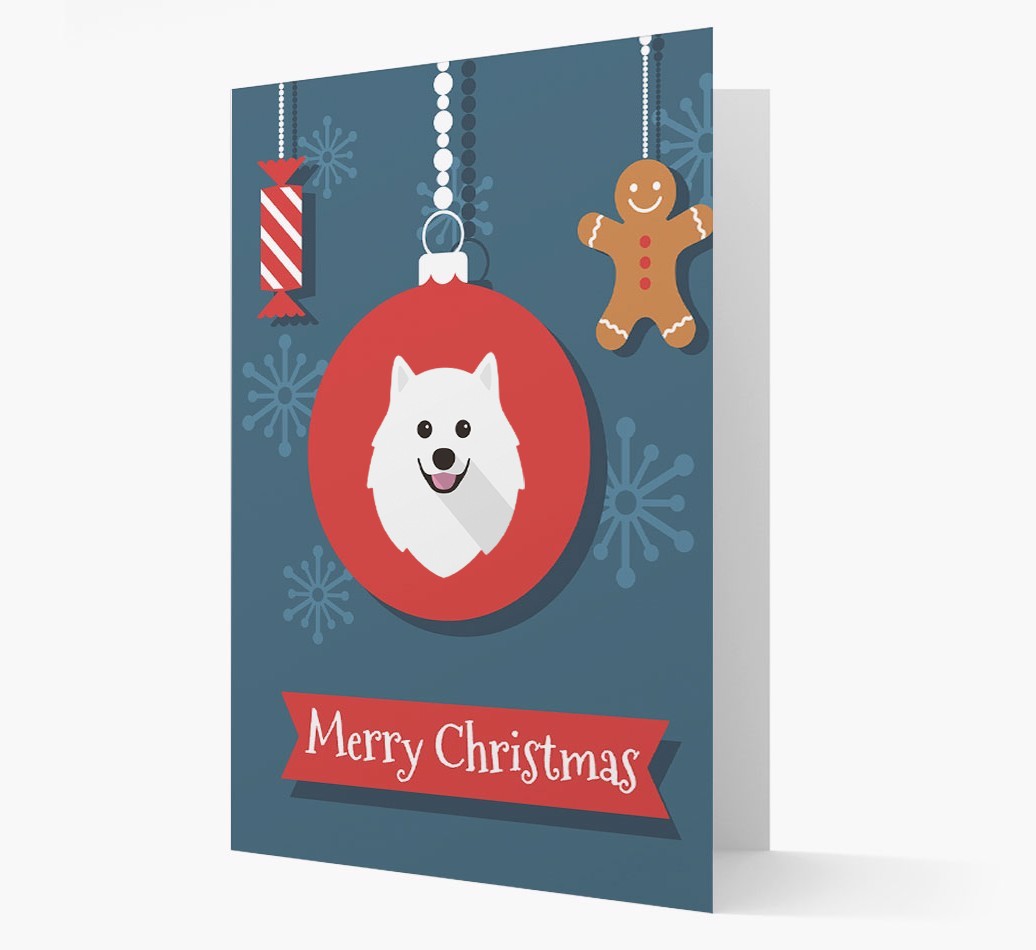 {breedCommonName} Ornament Christmas Card
