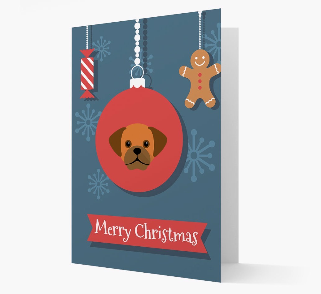 {breedCommonName} Ornament Christmas Card