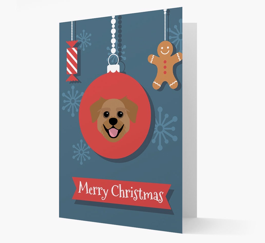 {breedCommonName} Ornament Christmas Card