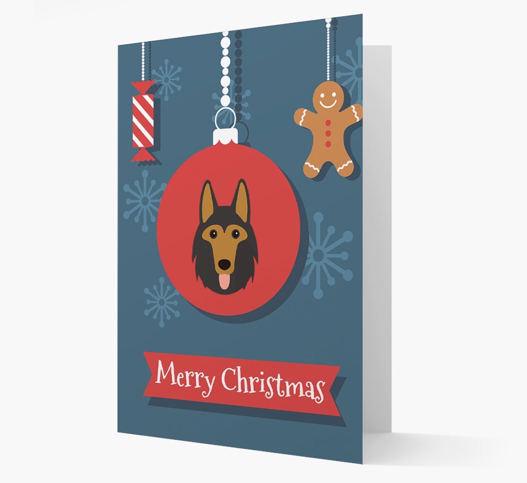 {breedCommonName} Ornament Christmas Card