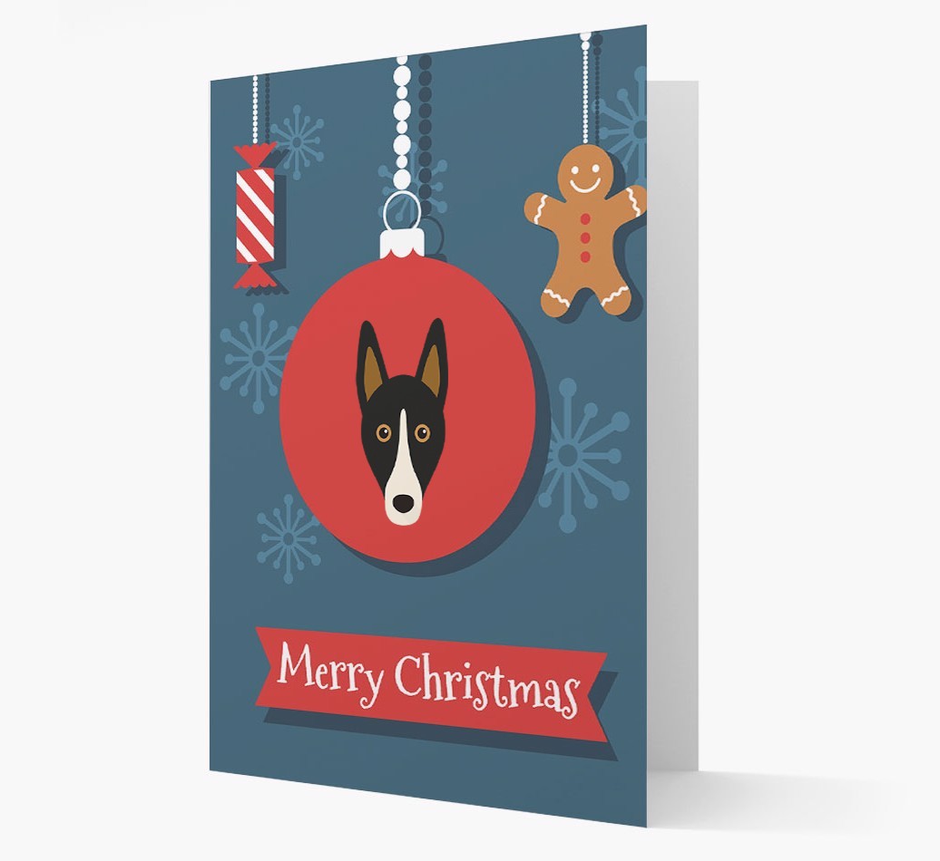 {breedCommonName} Ornament Christmas Card