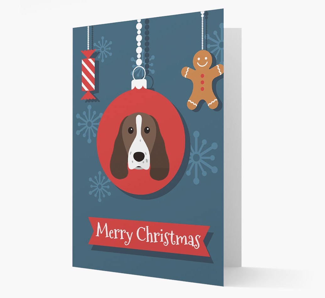 {breedCommonName} Ornament Christmas Card