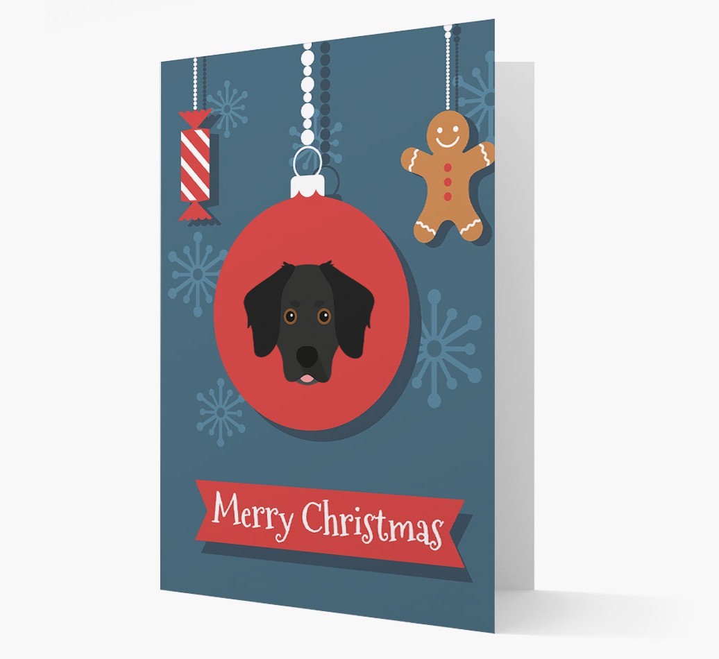 {breedCommonName} Ornament Christmas Card
