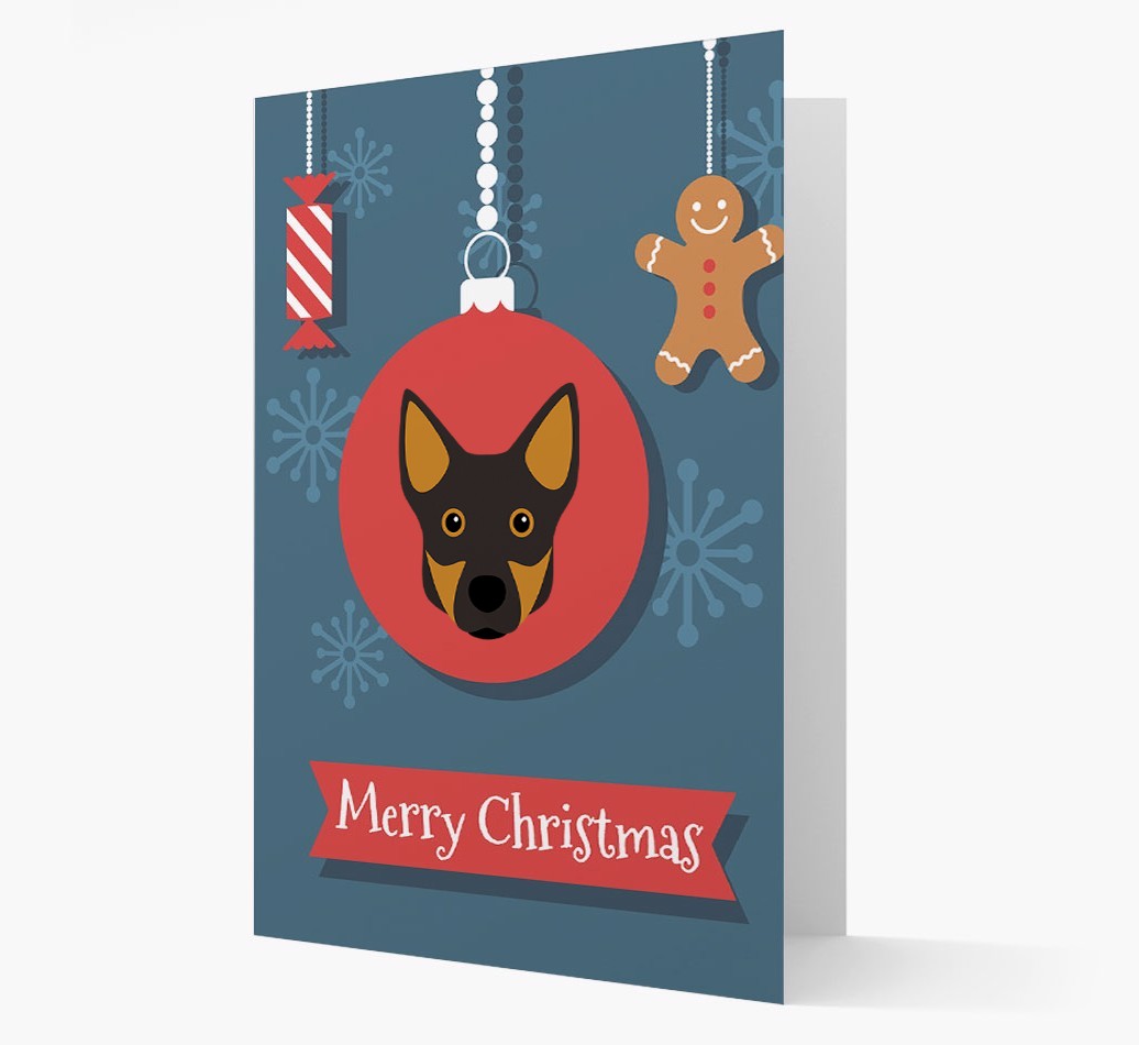 {breedCommonName} Ornament Christmas Card